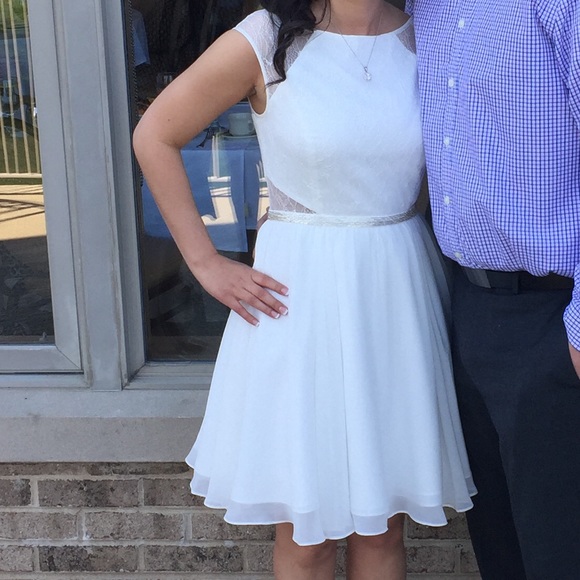 Aiden Mattox White Dress - Picture 7 of 7